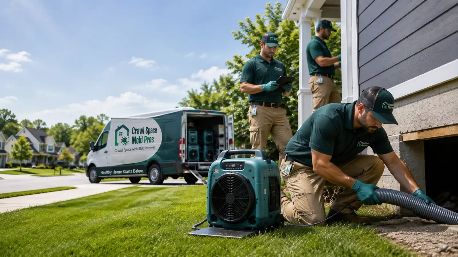 Crawl Space Mold Removal in Pelham, NH